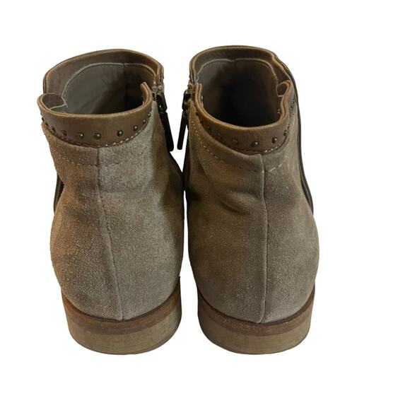 Italeau Miralda Brown Suede Ankle Booties - Picture 9 of 10